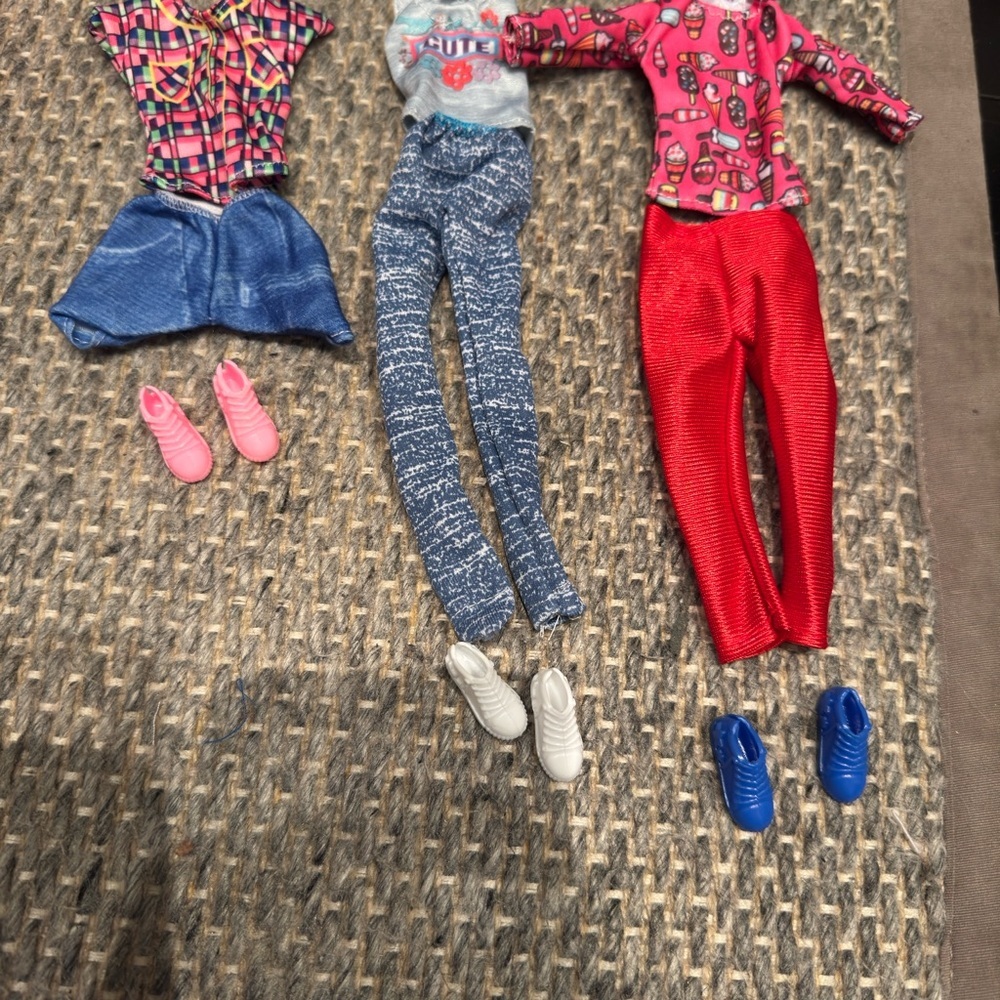 Barbie Fashion Doll Clothing Sets Casual Play / Gym Clothes